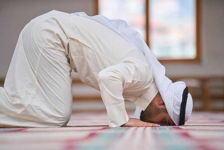 Ilustrasi orang salat Taubat.