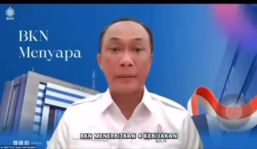 Kepala Badan Kepegawaian Negara (BKN), Zudan Arif Fakrulloh.
