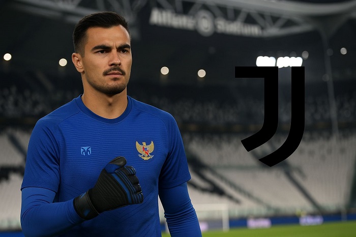 Gambar : Emil Audero Kiper Timnas Indonesia Dipantau Juventus by Meta AI