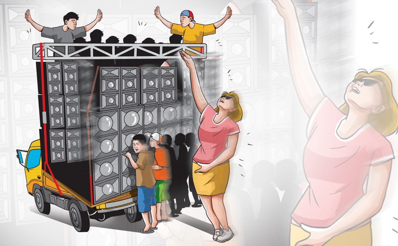 Ilustrasi Sound Horeg