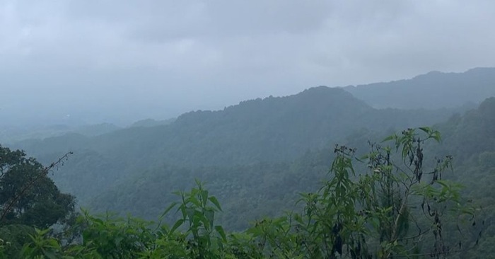 Pemandangan pegunungan wilis.