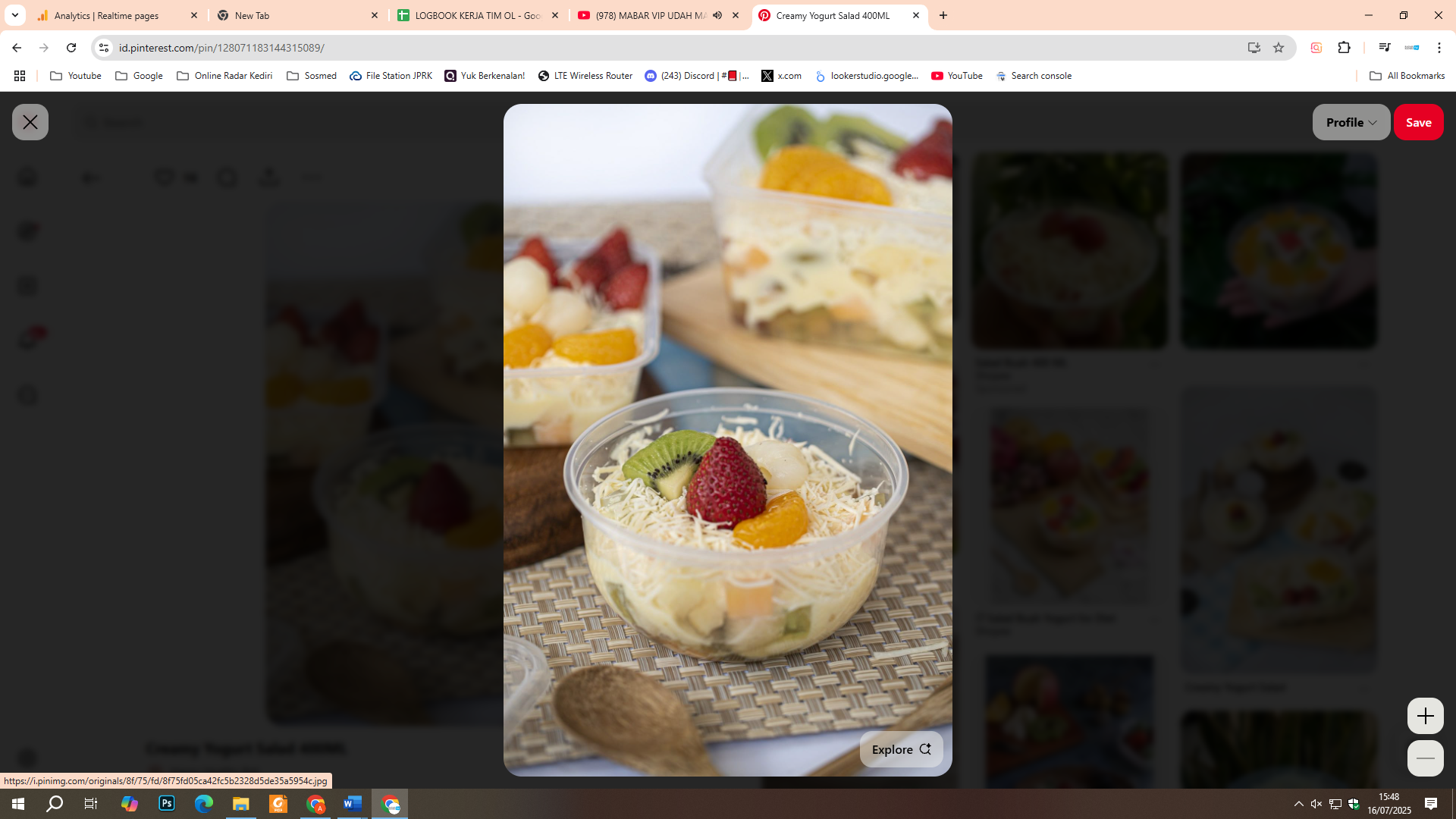 Resep salad buah dengan 3 bahan