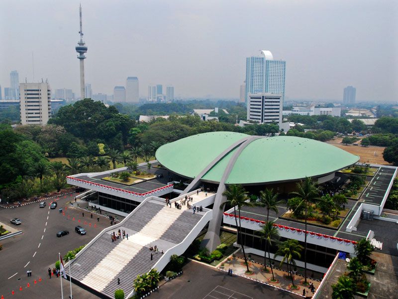 Gedung DPR RI, Senayan, Jakarta.