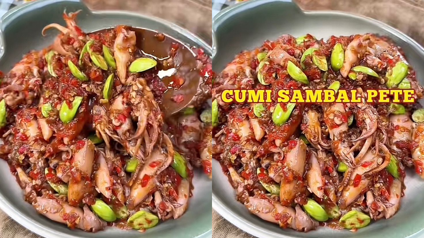 Cumi Sambal Pete ala Chef Firhan Ashari.