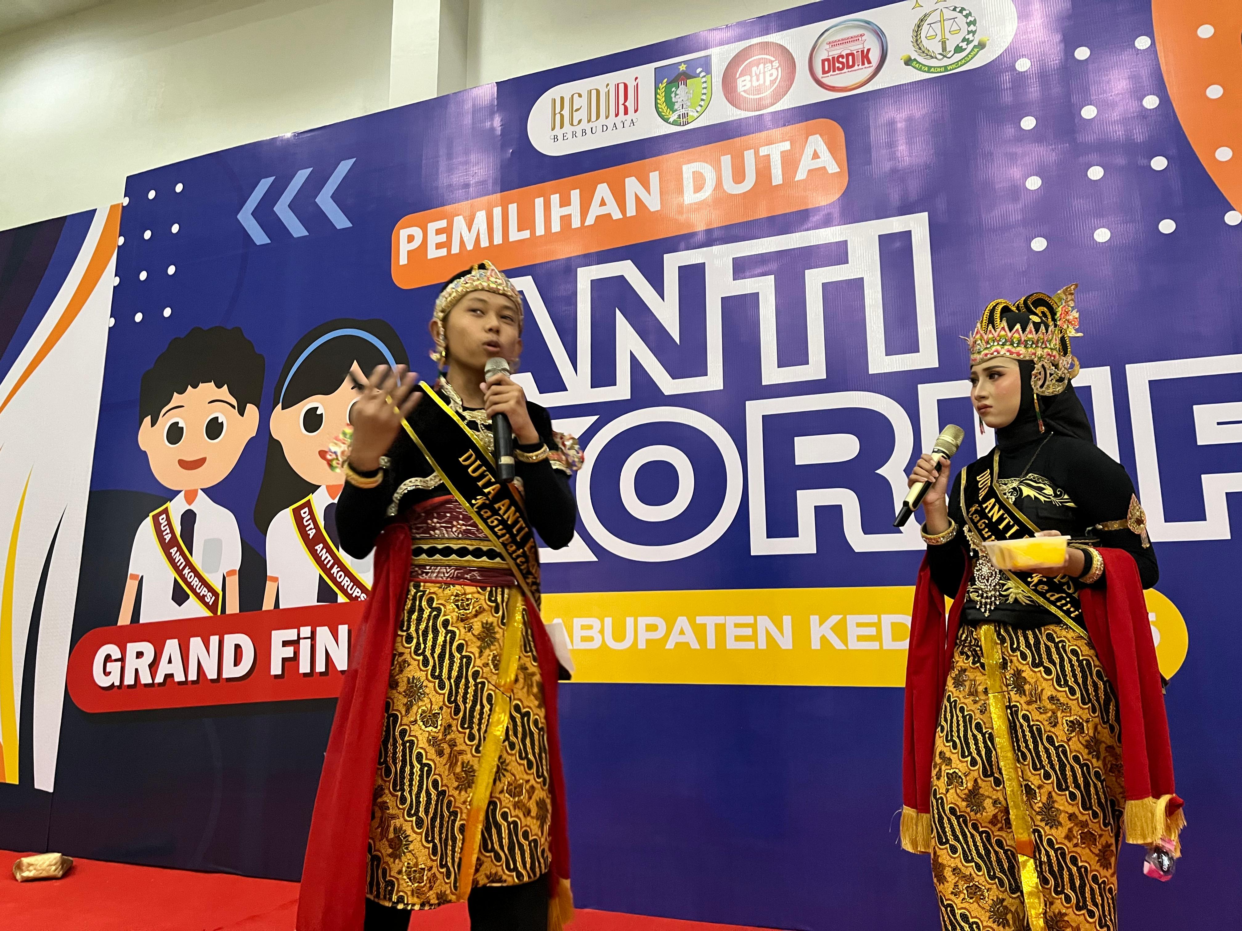 Penampilan salah satu Finalis Duta Anti Korupsi 2025.