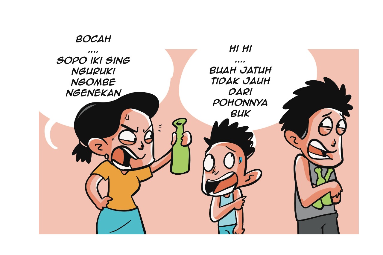 Ilustrasi istri marah karena suami suka mabuk