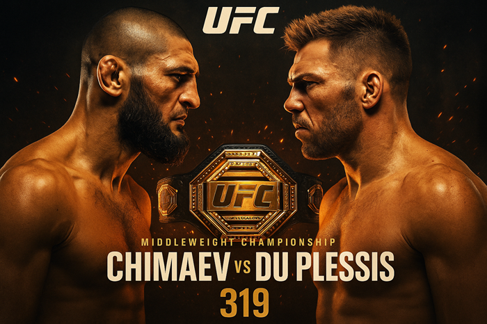 Khamzat Chimaev  VS DU Plessis UFC 319