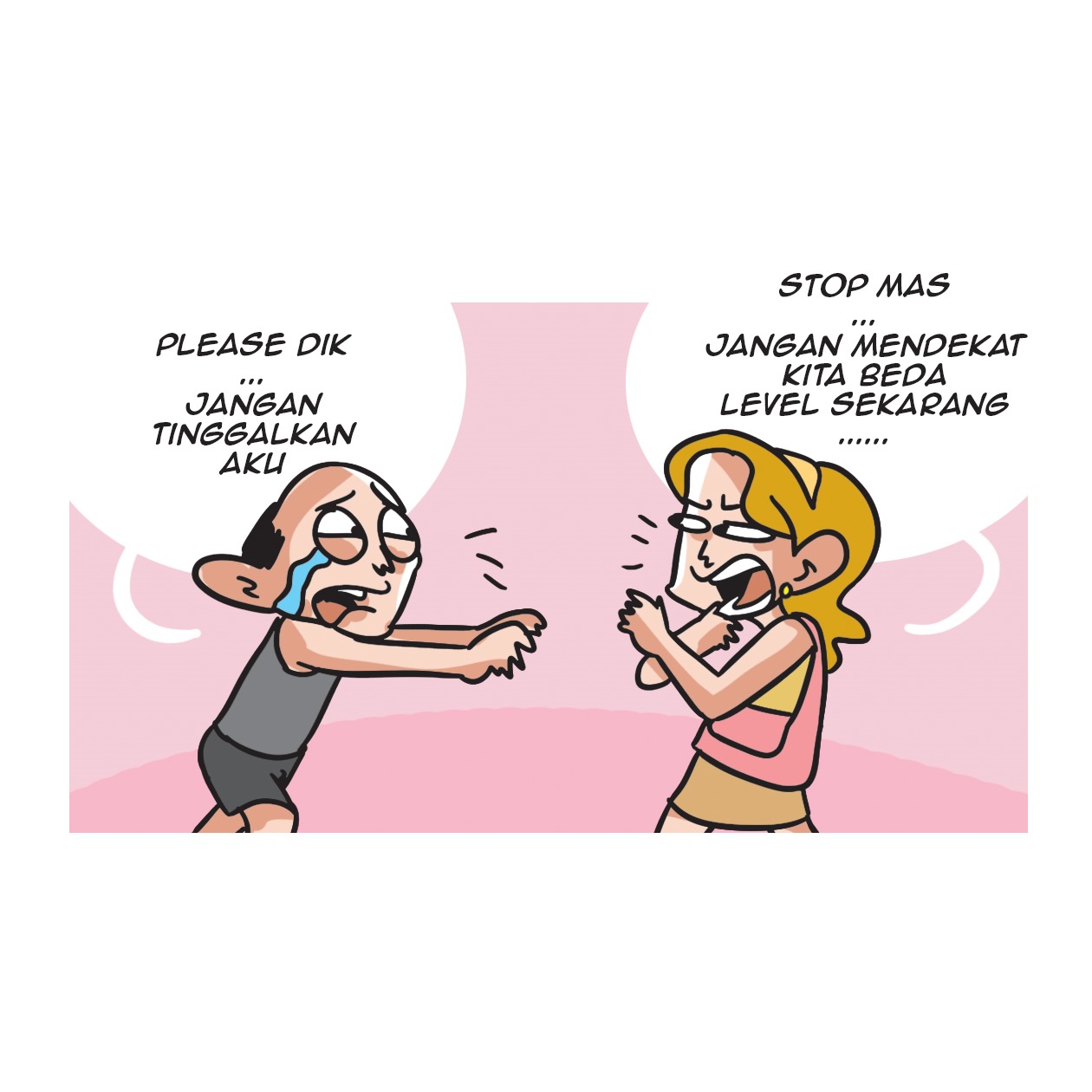 Ilustrasi perempuan yang menceraikan suami.