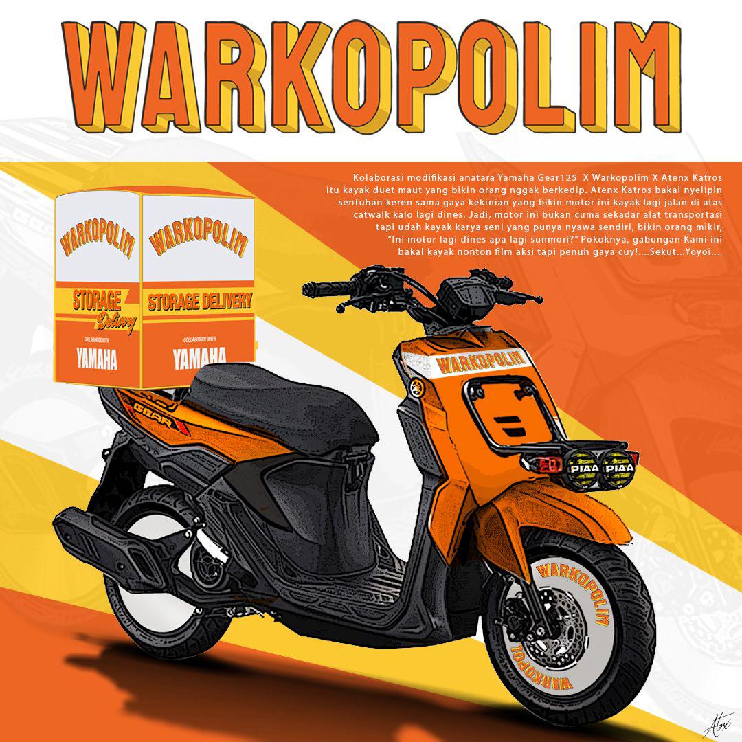 YAMAHA GEAR ULTIMA Jadi Pilihan Motor Operasional di Warkopolim