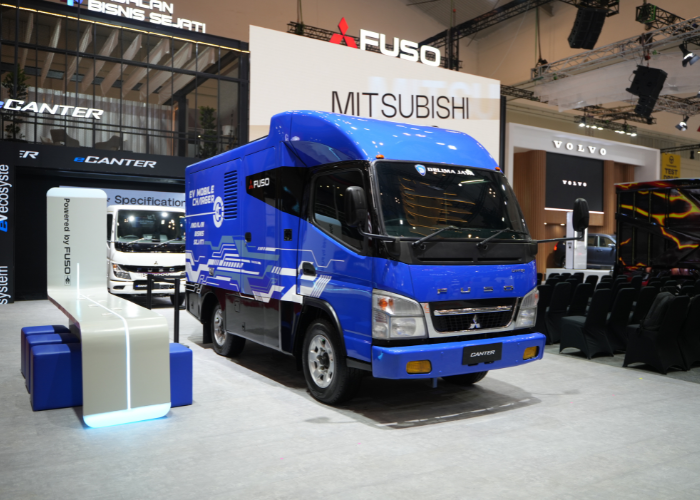 Mitsubishi Fuso Memperkenalkan Ekosistem Pendukung Truk Listrik eCanter di GIIAS 2025
