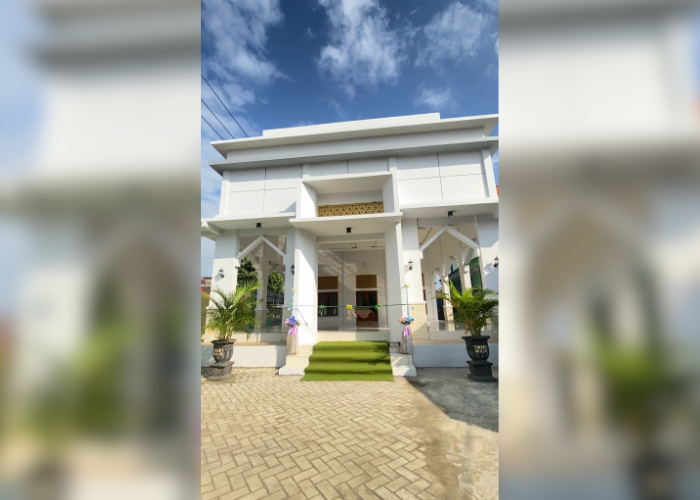 MEGAH: Masjid Zul Hidayat akan menjadi pusat pembinaan akhlak dan pembentukan karakter siswa SMAN 1 Mojo.