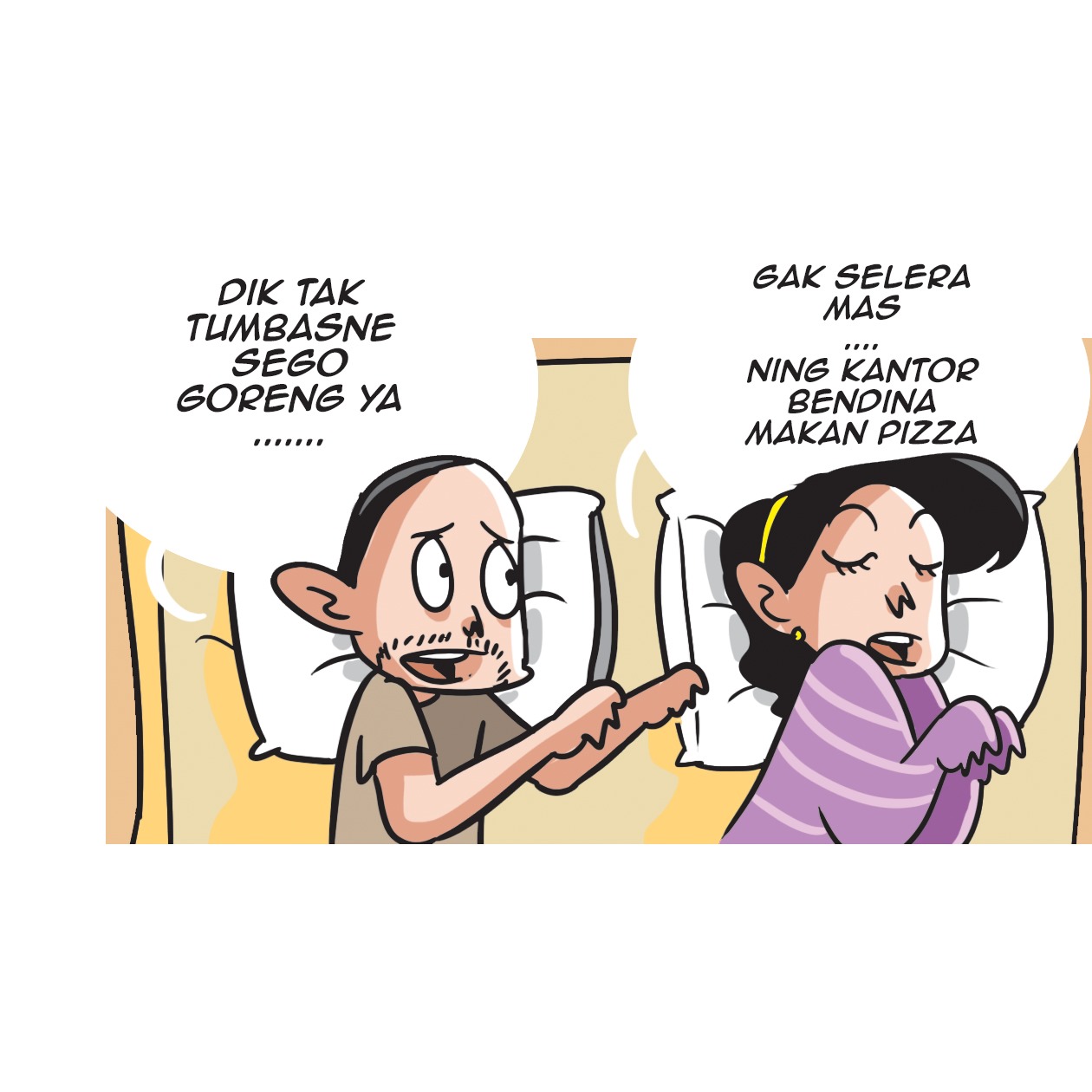 Ilustrasi hubungan suami istri yang dingin karena istri terlalu mandiri