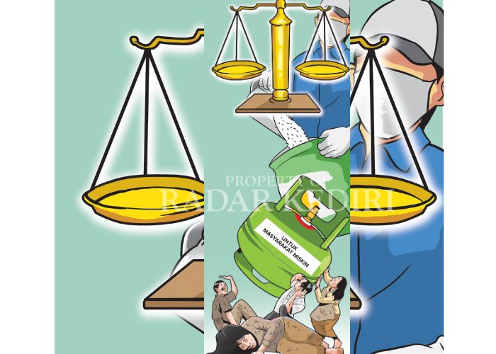 ILUSTRASI: Timbangan keadilan.