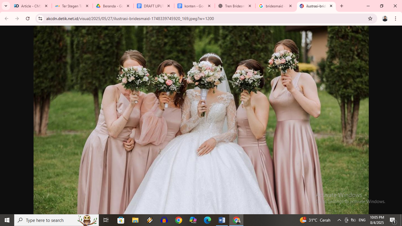 Tren bridesmaid, FOMO atau memang membantu acara