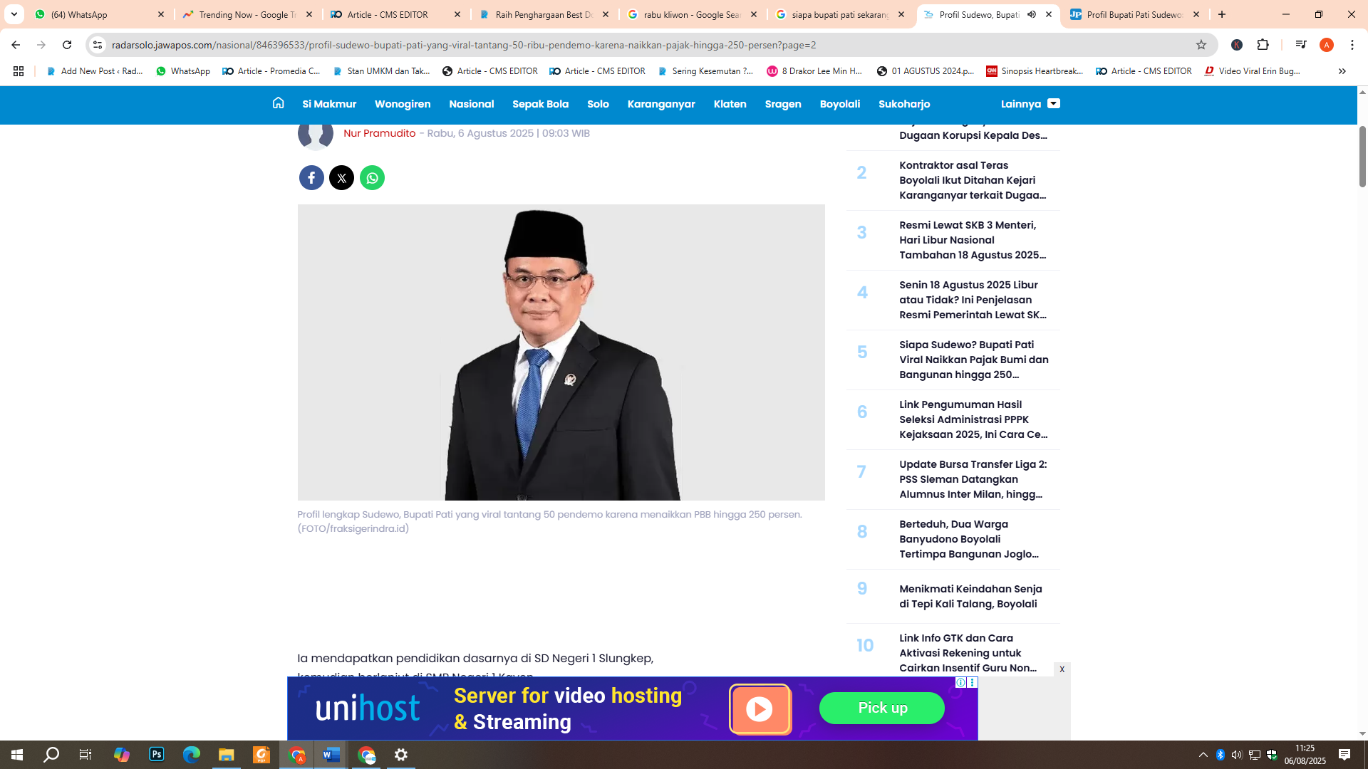 Bupati Pati Sudewo