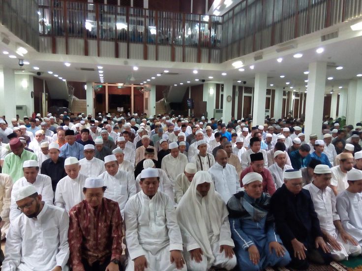 Ilustrasi Salat Tahiyatul Masjid.