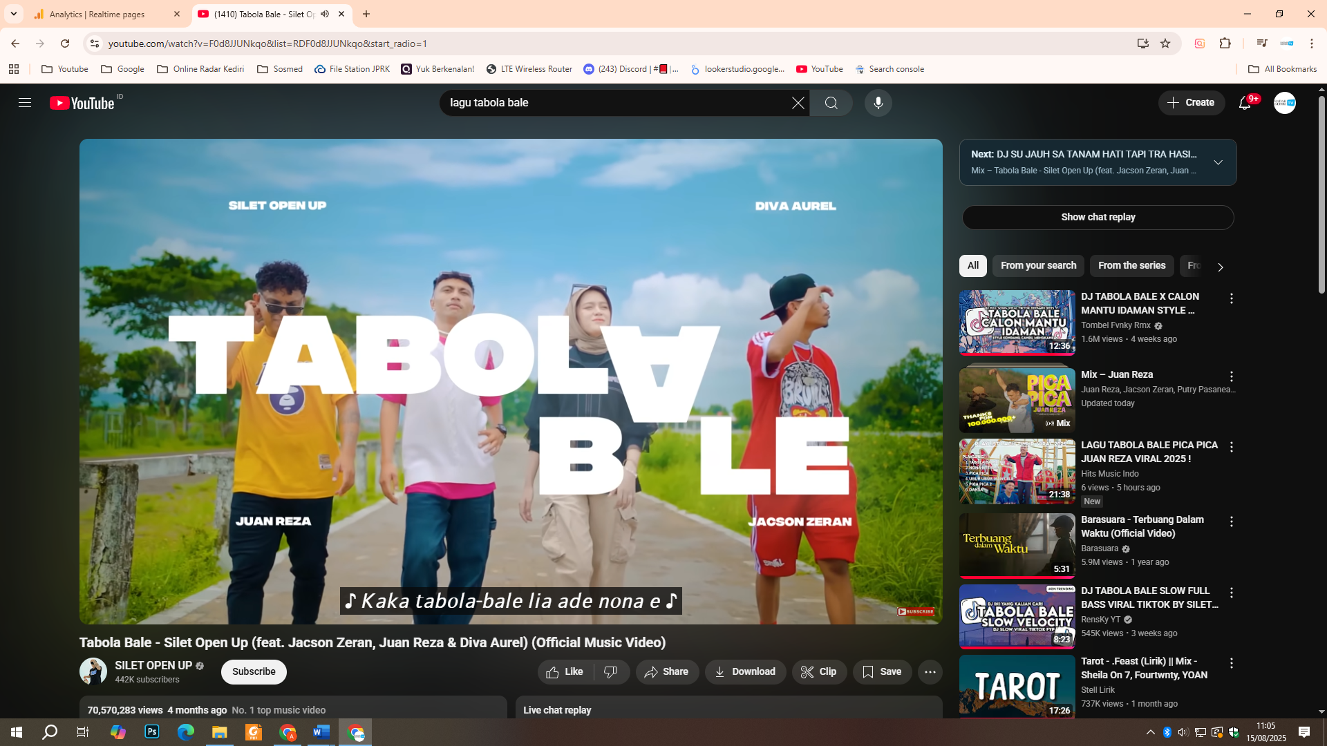 Lirik Lagu Tabola Bale