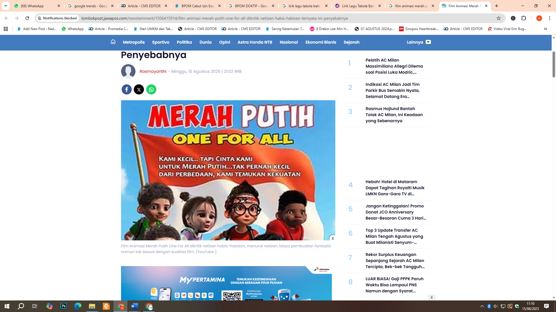 Film Merah Putih: One for All