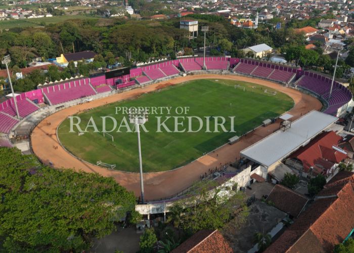 Stadion Brawijaya Kota Kediri.