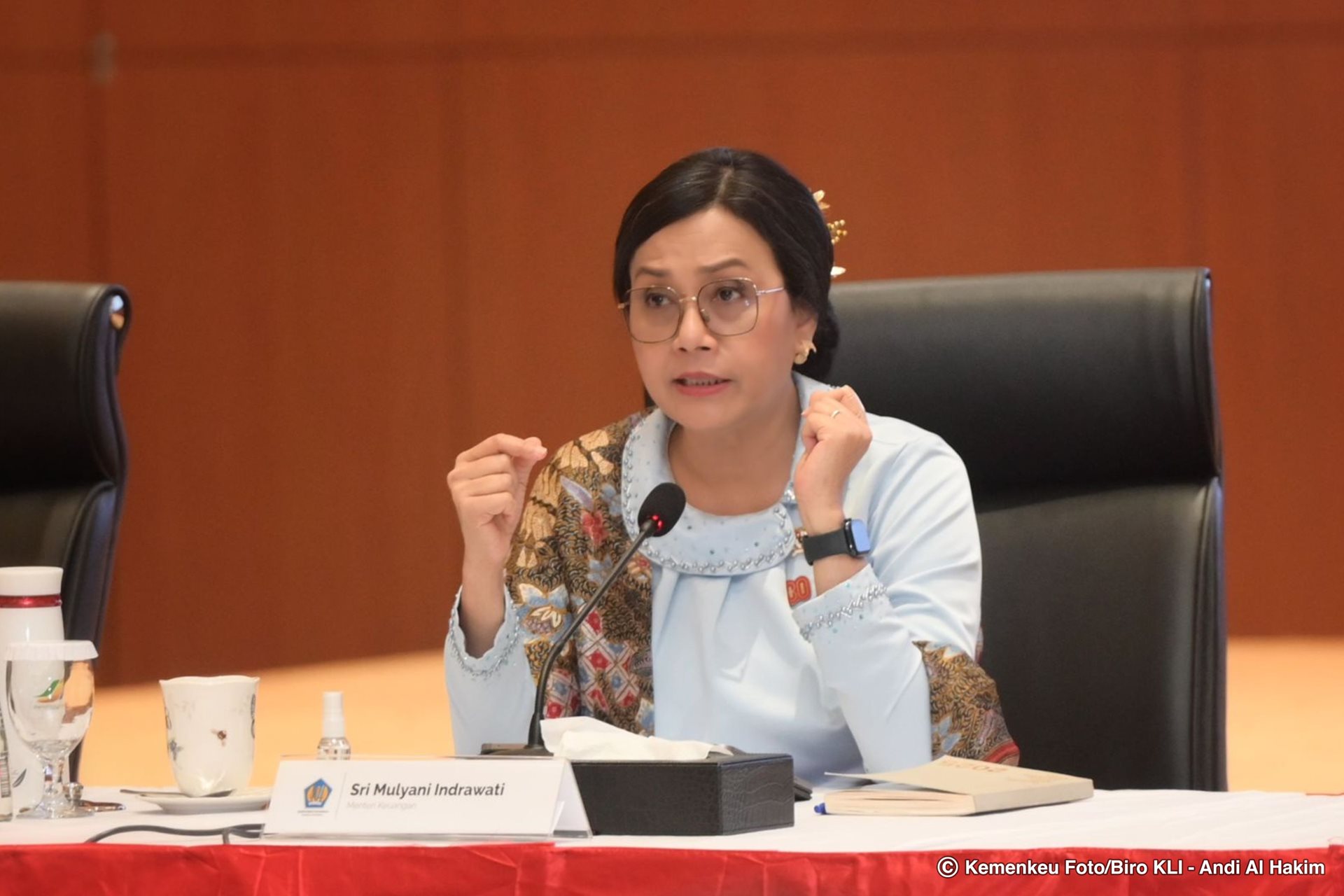 Menteri Keuangan Sri Mulyani Indrawati menegaskan akan terus menjalankan amanah dalam mengelola keuangan negara.