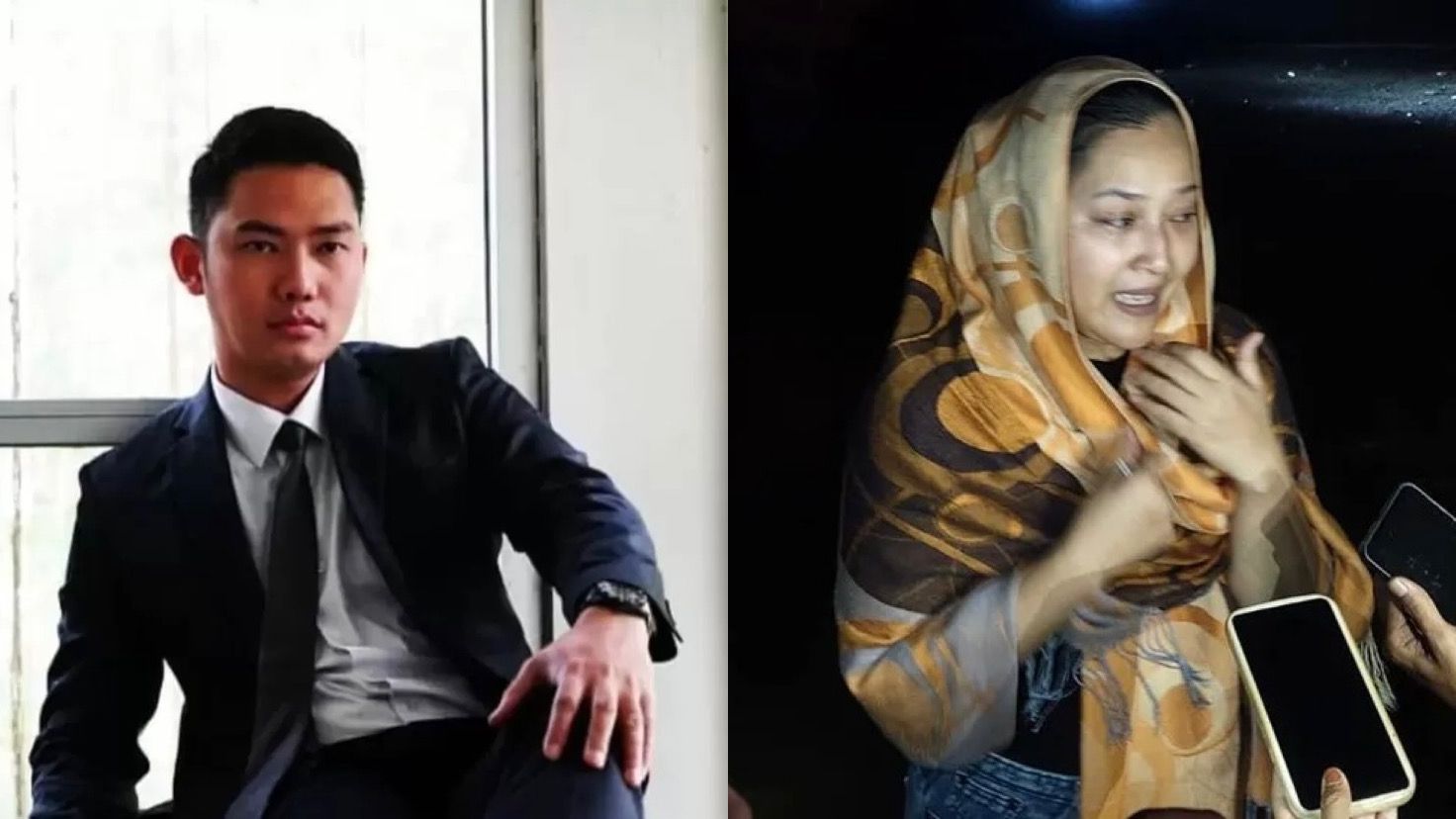 Sang istri Kacab BRI Cempaka Putih, Puspita Aulia, tak kuasa menahan tangis