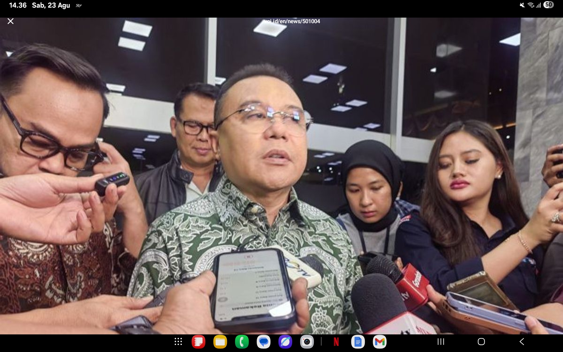 Wakil Ketua DPR RI, Sufmi Dasco Ahmad, menegaskan masyarakat kini tak perlu khawatir lagi saat ingin memutar atau menyanyikan lagu
