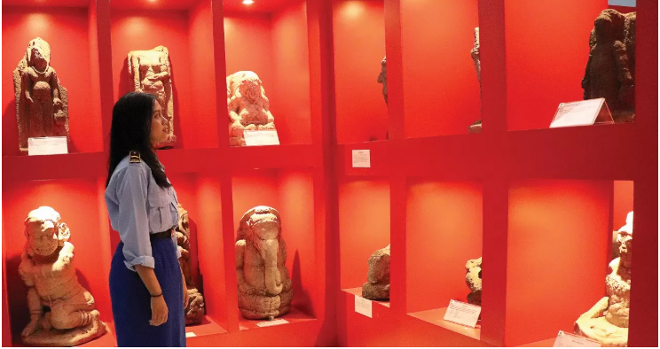 KOLEKSI BENDA PURBAKALA: Penampakan Museum Wajakensis di Tulungagung.