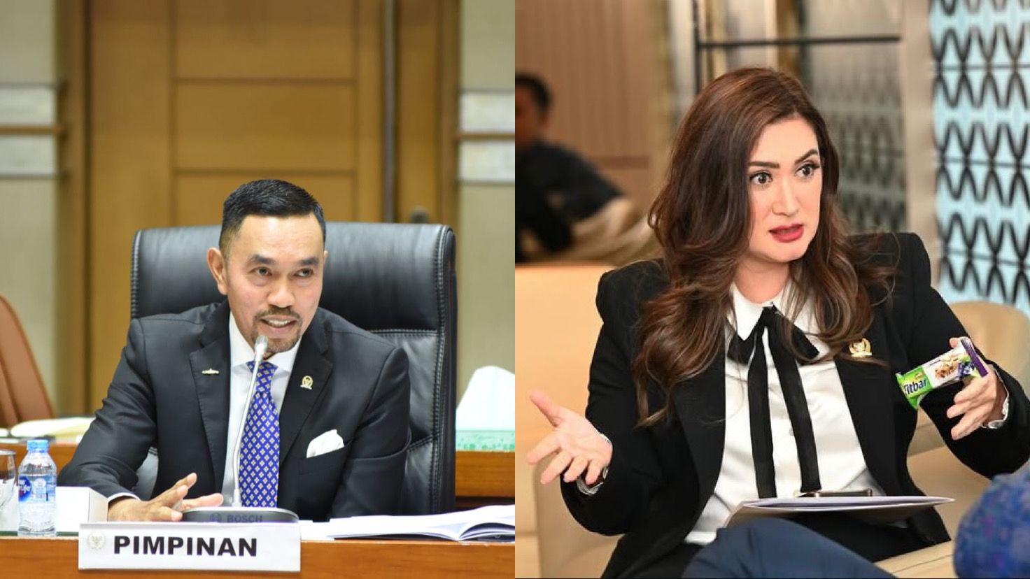 Ahmad Sahroni dan Nafa Urbach dipecat dari Nasdem.