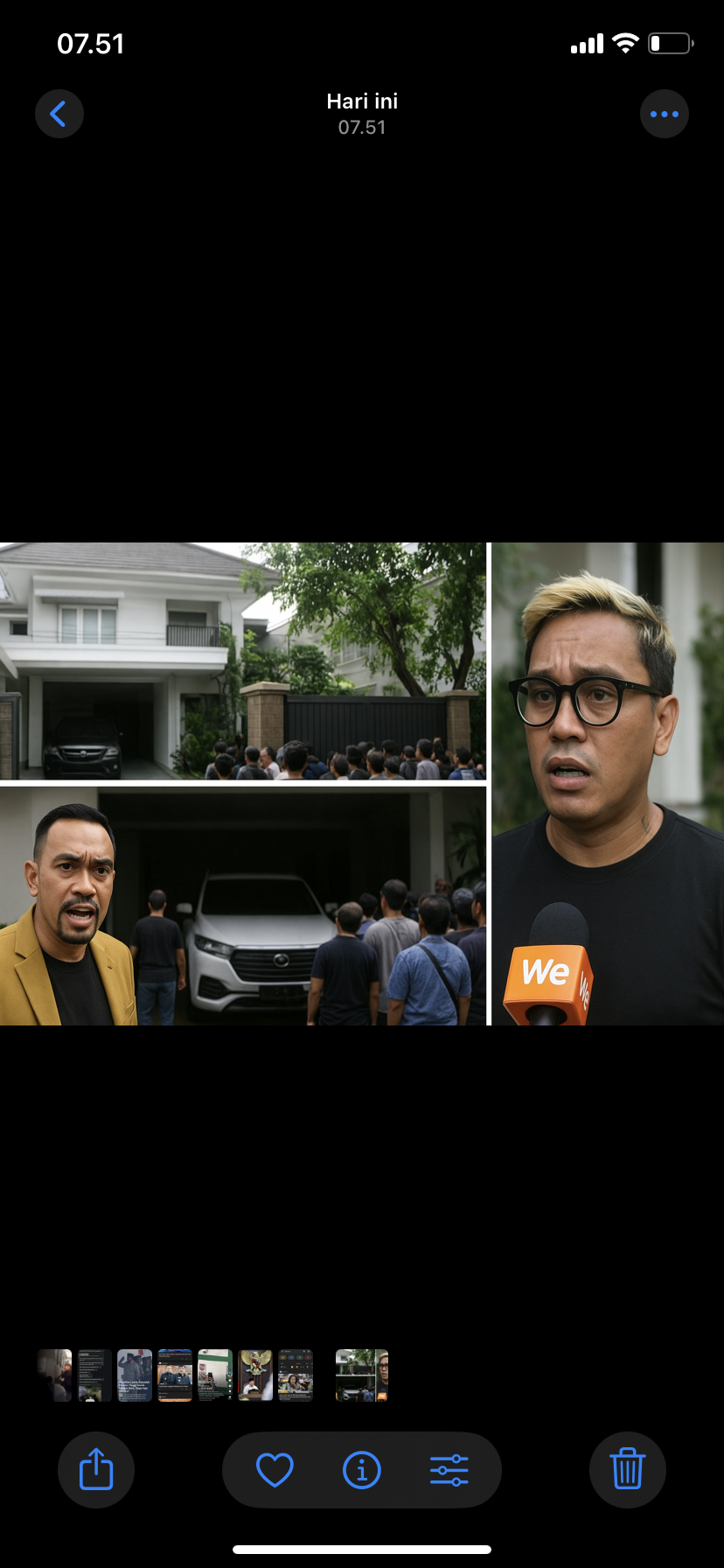 Ahmad Sahroni, Uya Kuya, Eko Patrio dan Nafa Urbach jadi sasaran amuk massa.