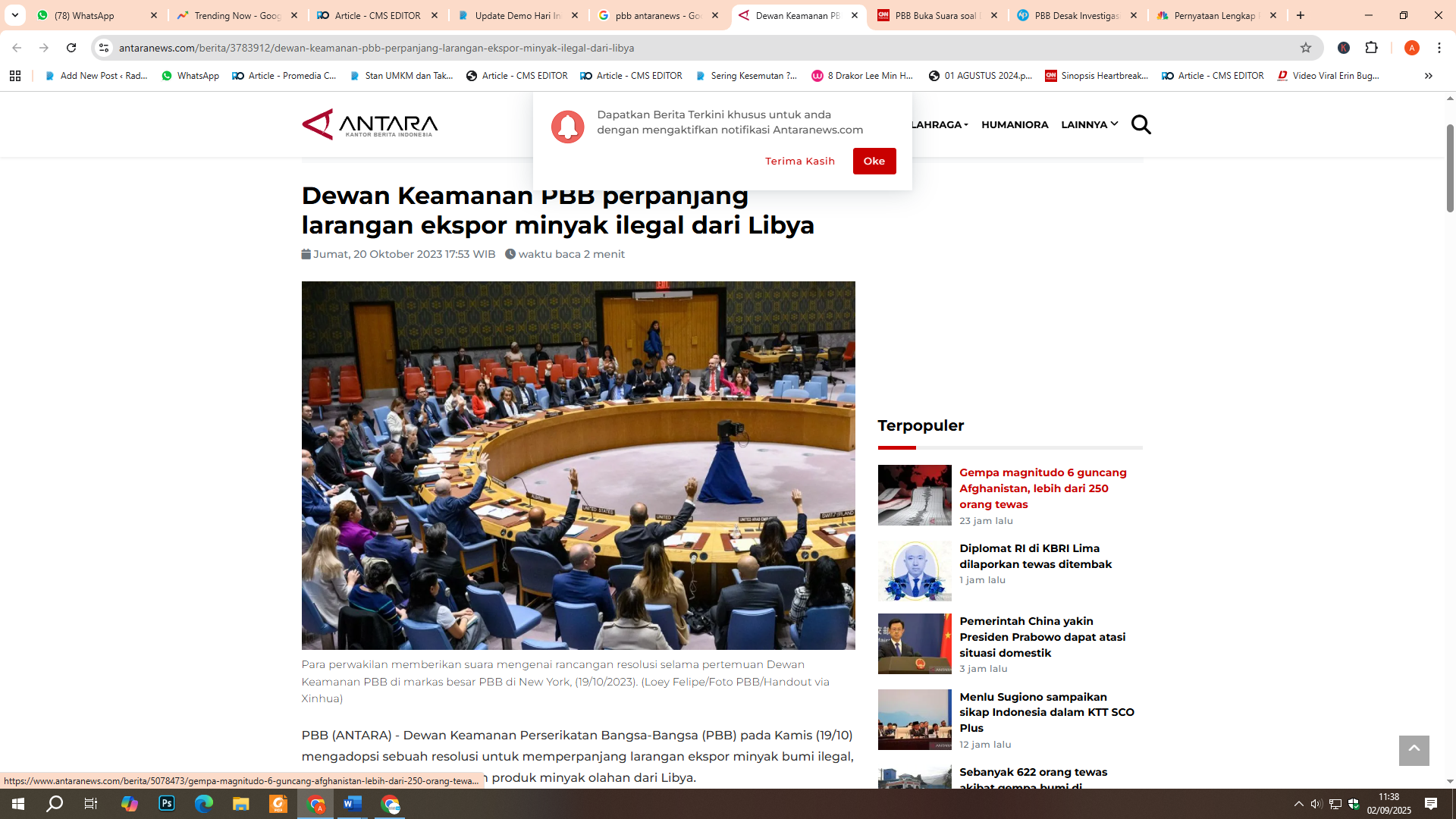Sidang PBB
