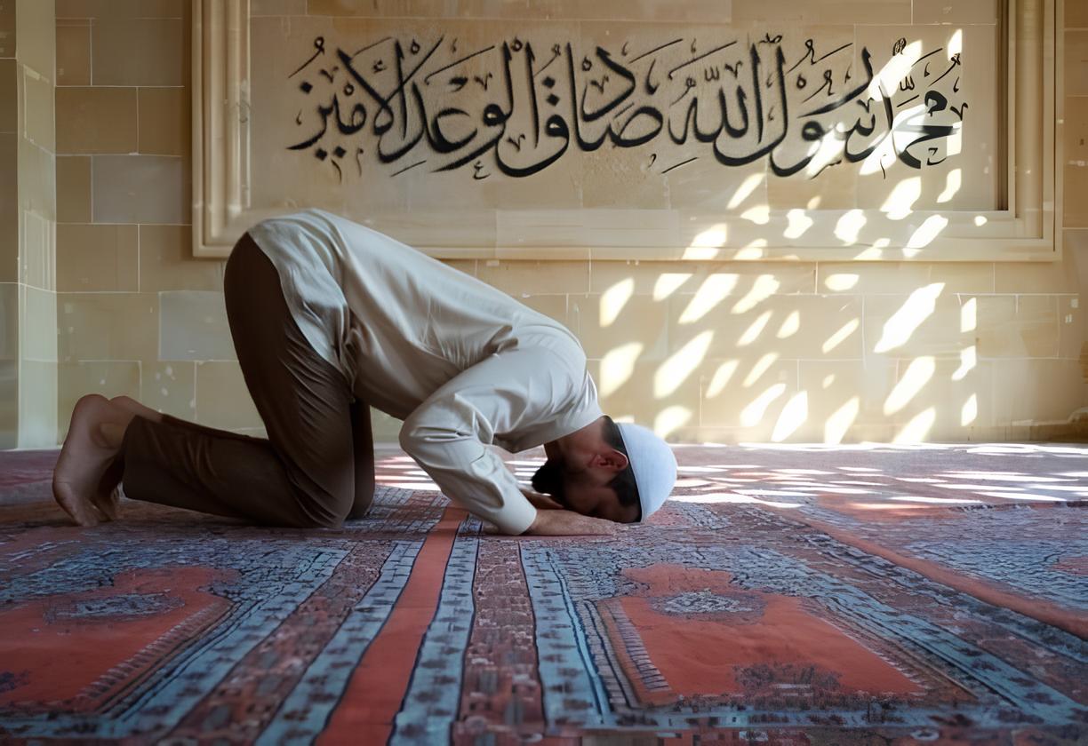 Ilustrasi sujud sahwi.