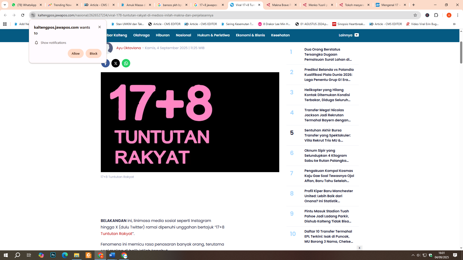17+8 Tuntutan Rakyat