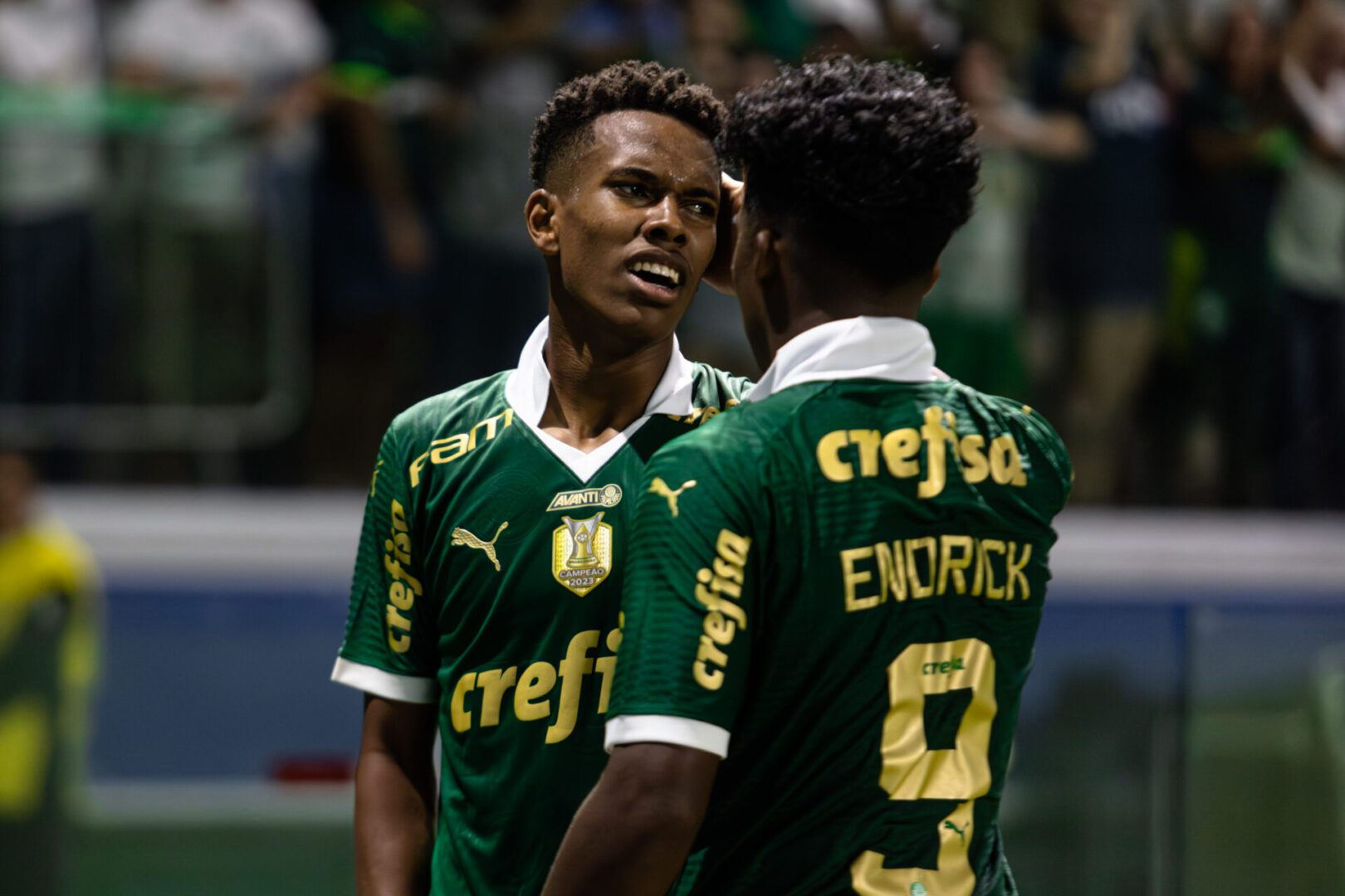 Estevao dan Endrick saat memperkuat Palmeiras.