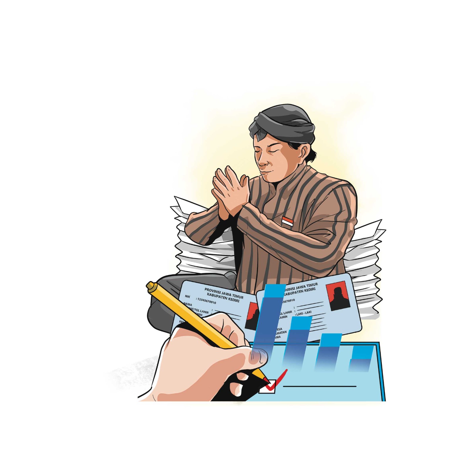 Ilustrasi Penghayat Kepercayaan