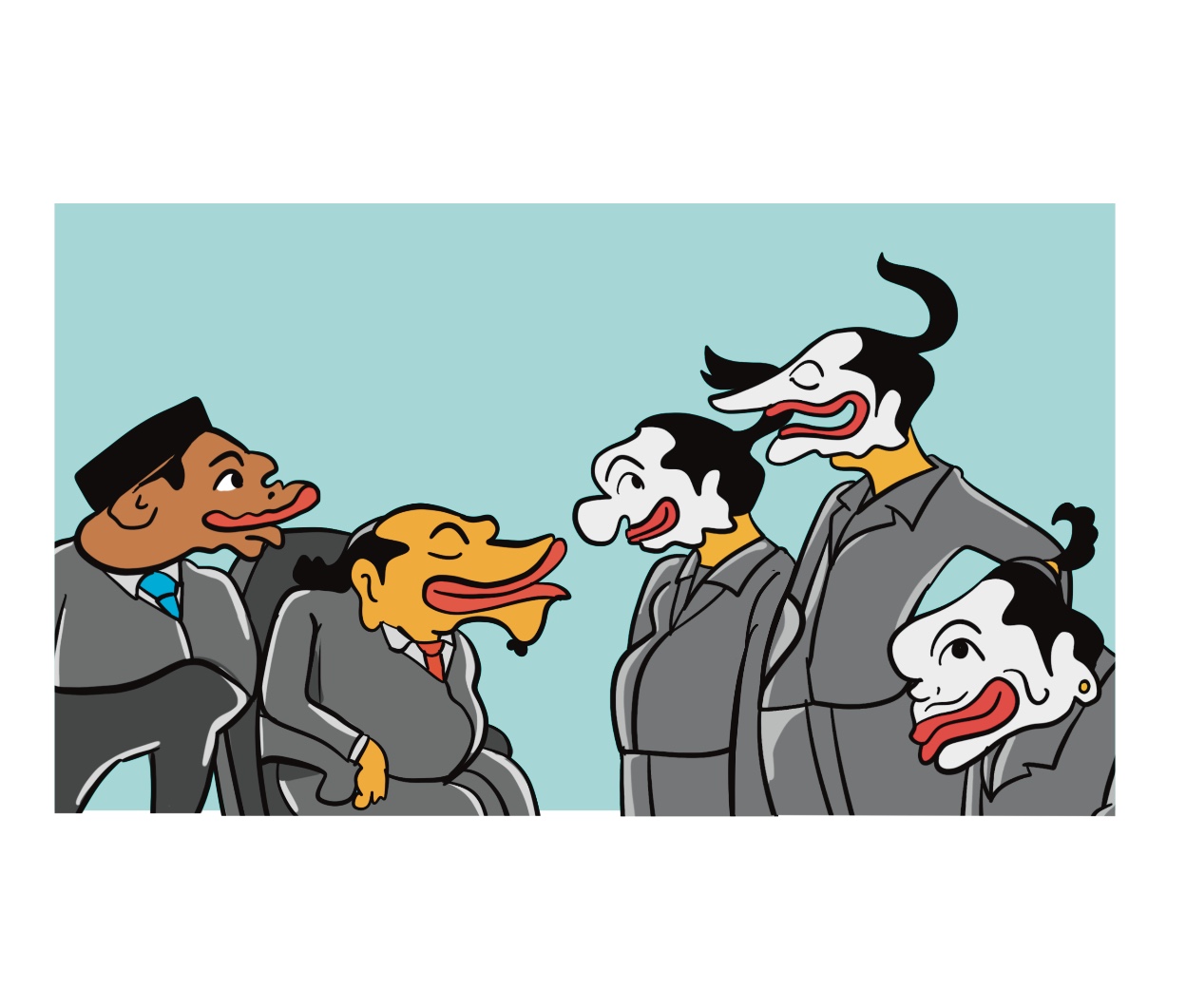 Ilustrasi Punakawan jadi anggota DPR