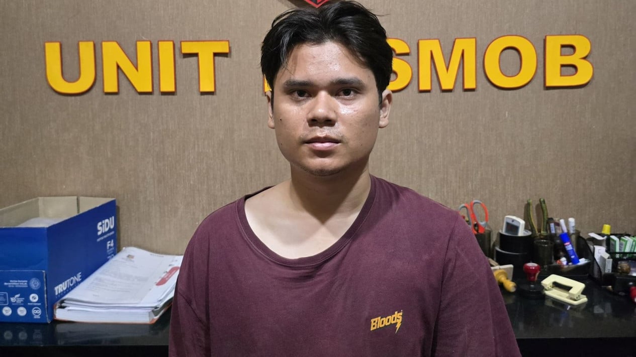 Tampang pelaku mutilasi di Mojokerto.