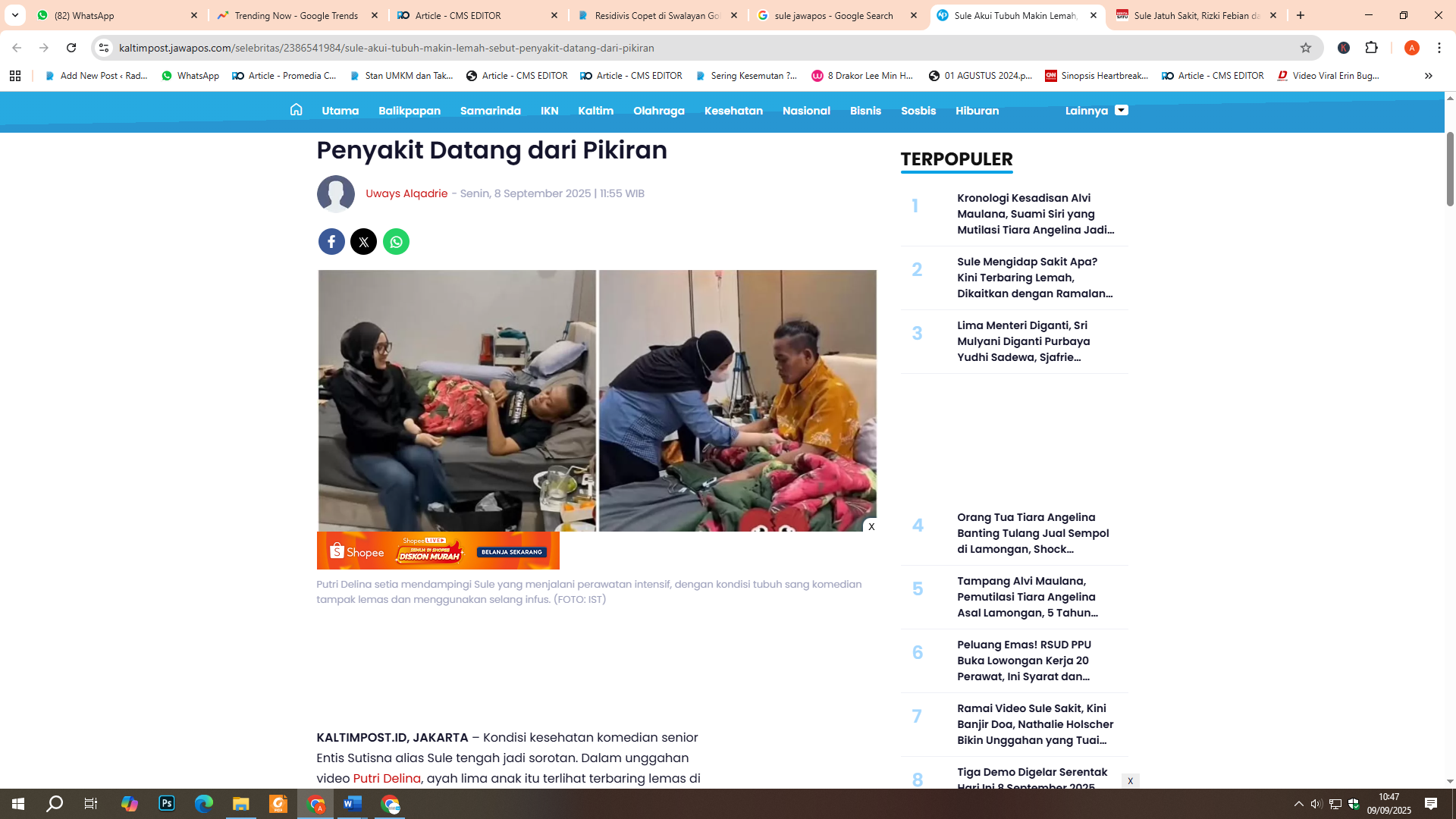 Kondisi Sule