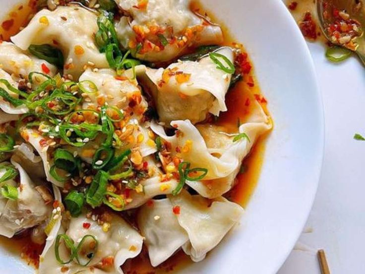 Wonton kuah pedas