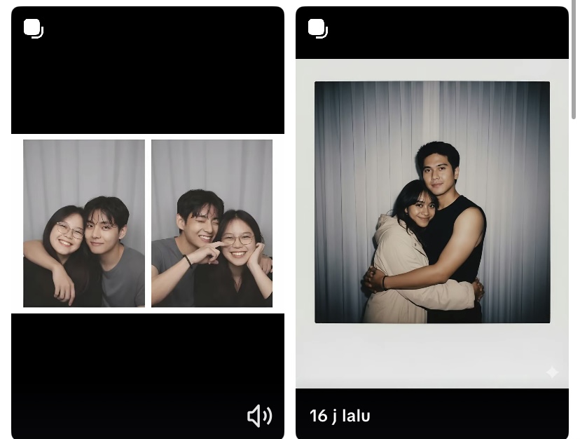 Foto polaroid bersama Idola pakai Gemini AI.
