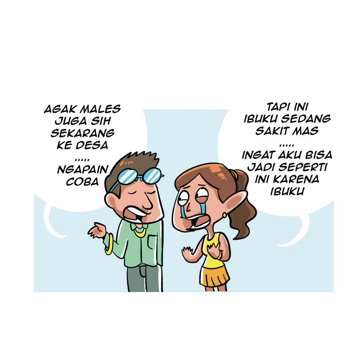 Gaya Sosialita, Ora Peduli Wong Tuwa Menderita