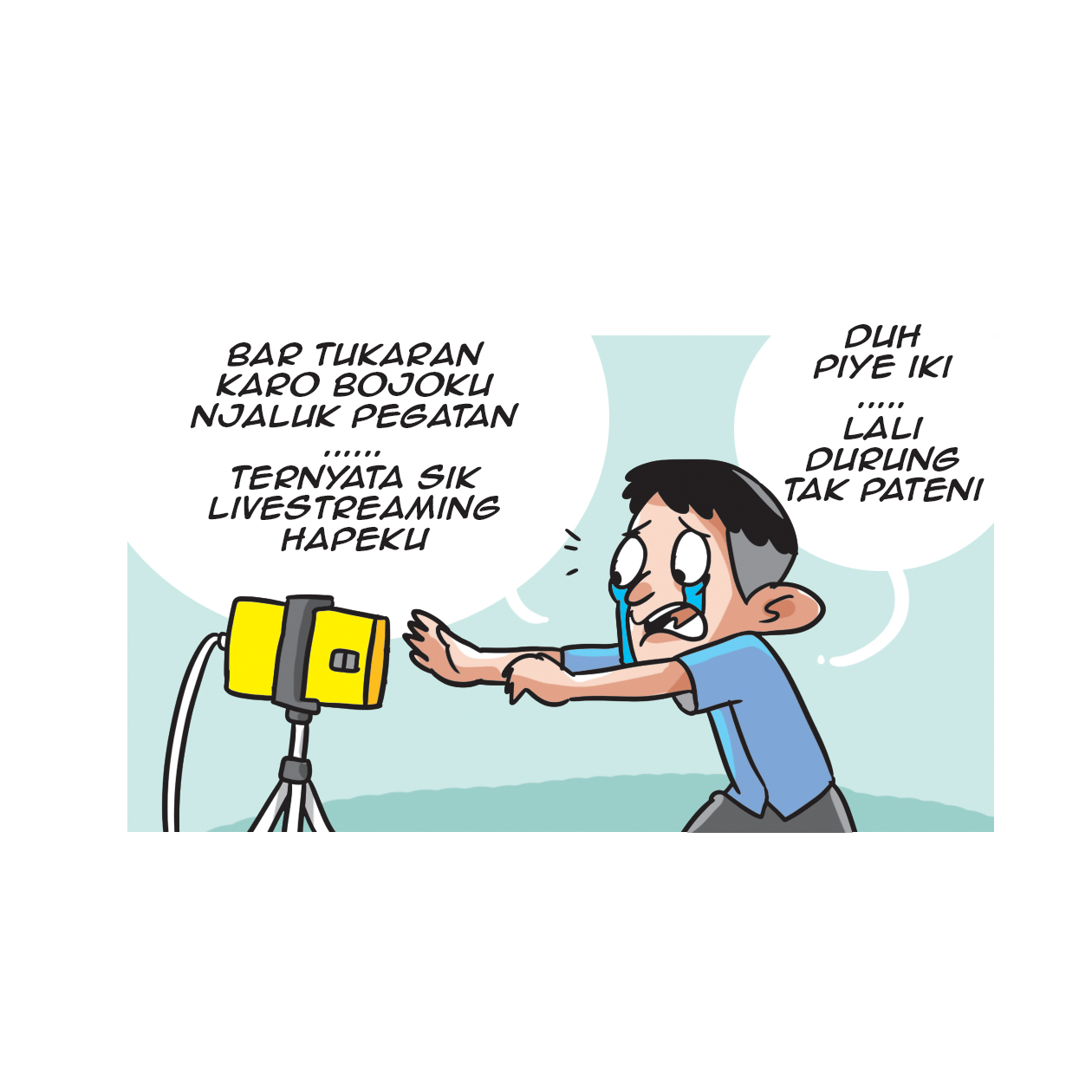 Ora mangan nangkane, tapi kena pulute.