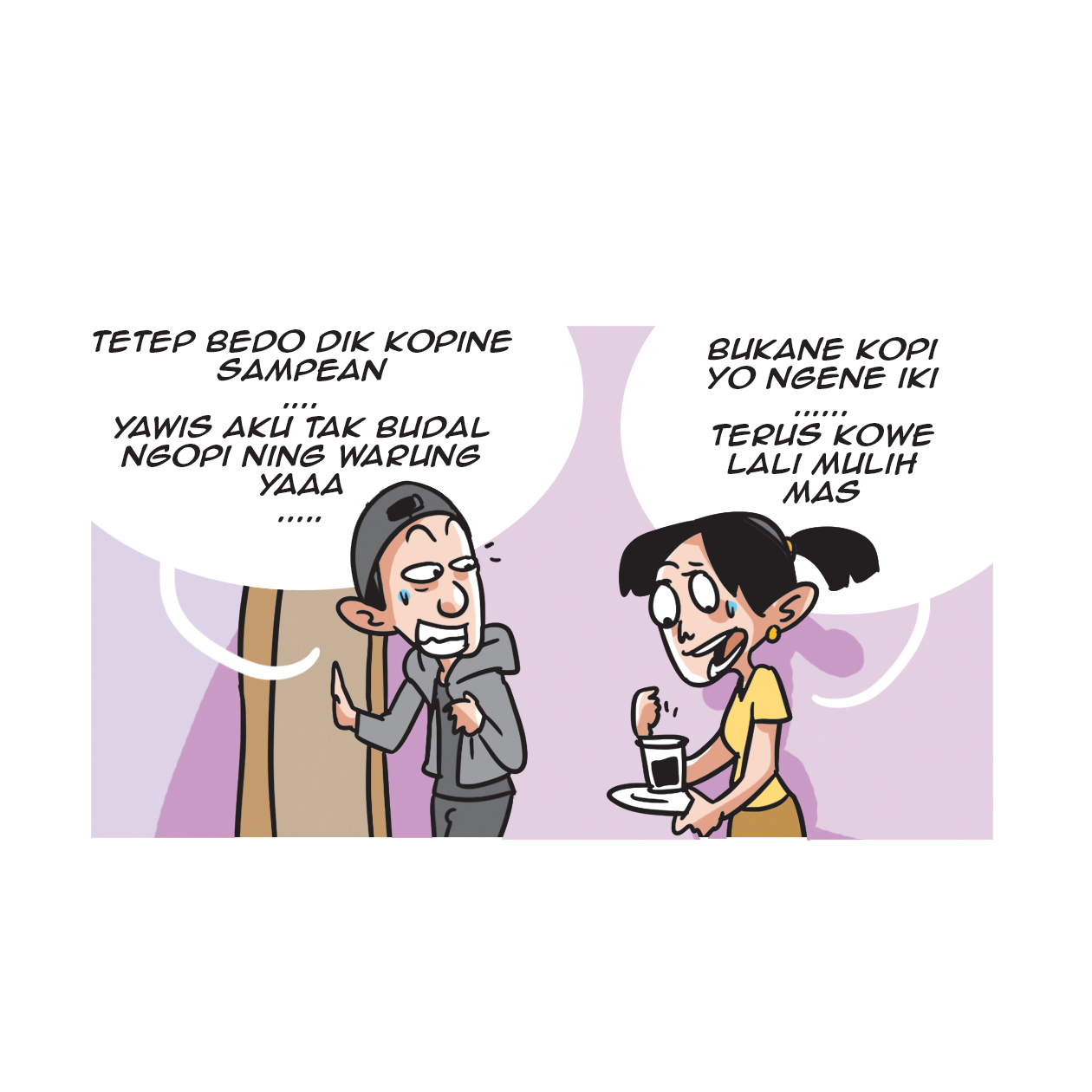 Hobi Cangkruk, Rumah Tangga Ambruk