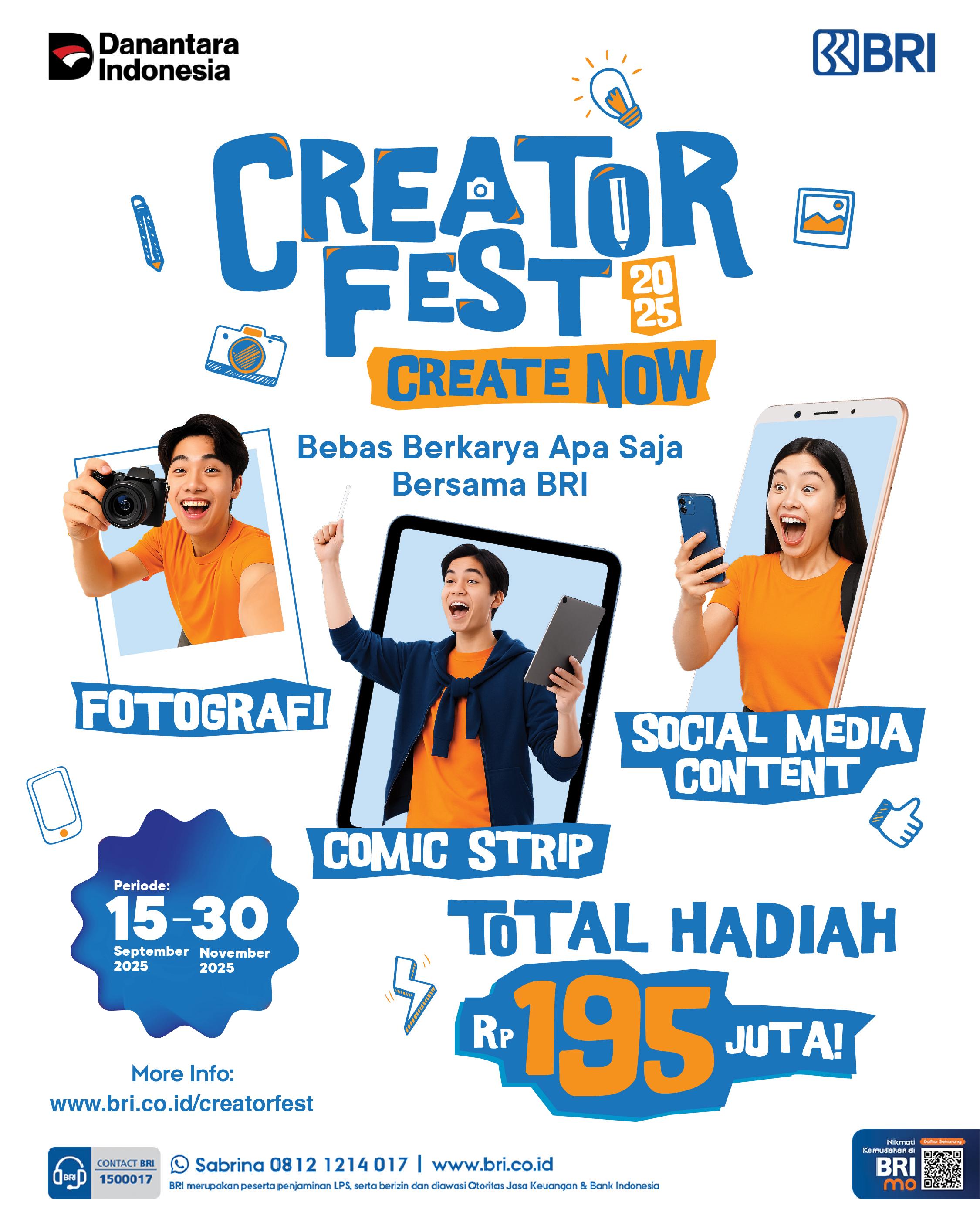 BRI Creator Fest 2025.