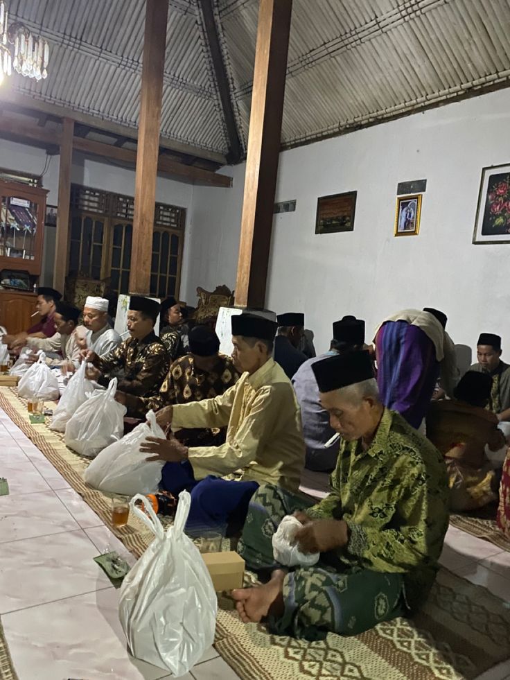 Ilustrasi acara tahlilan.