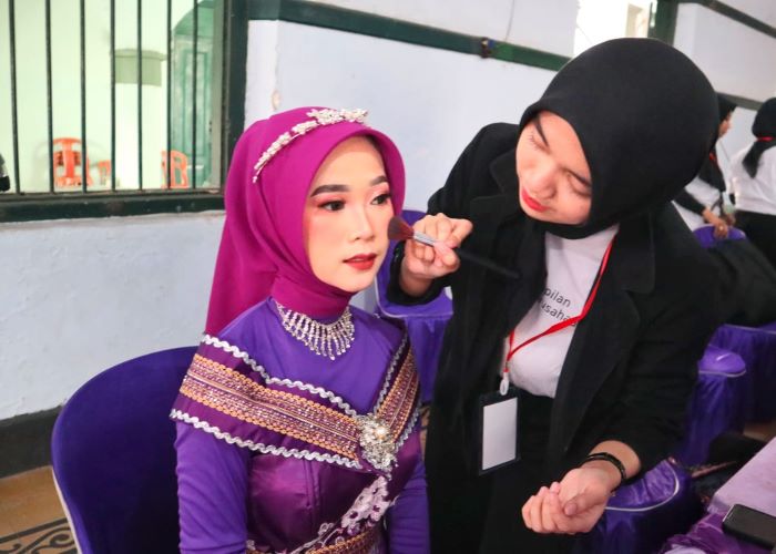 Saat Ujian Kompetensi Makeup Artist