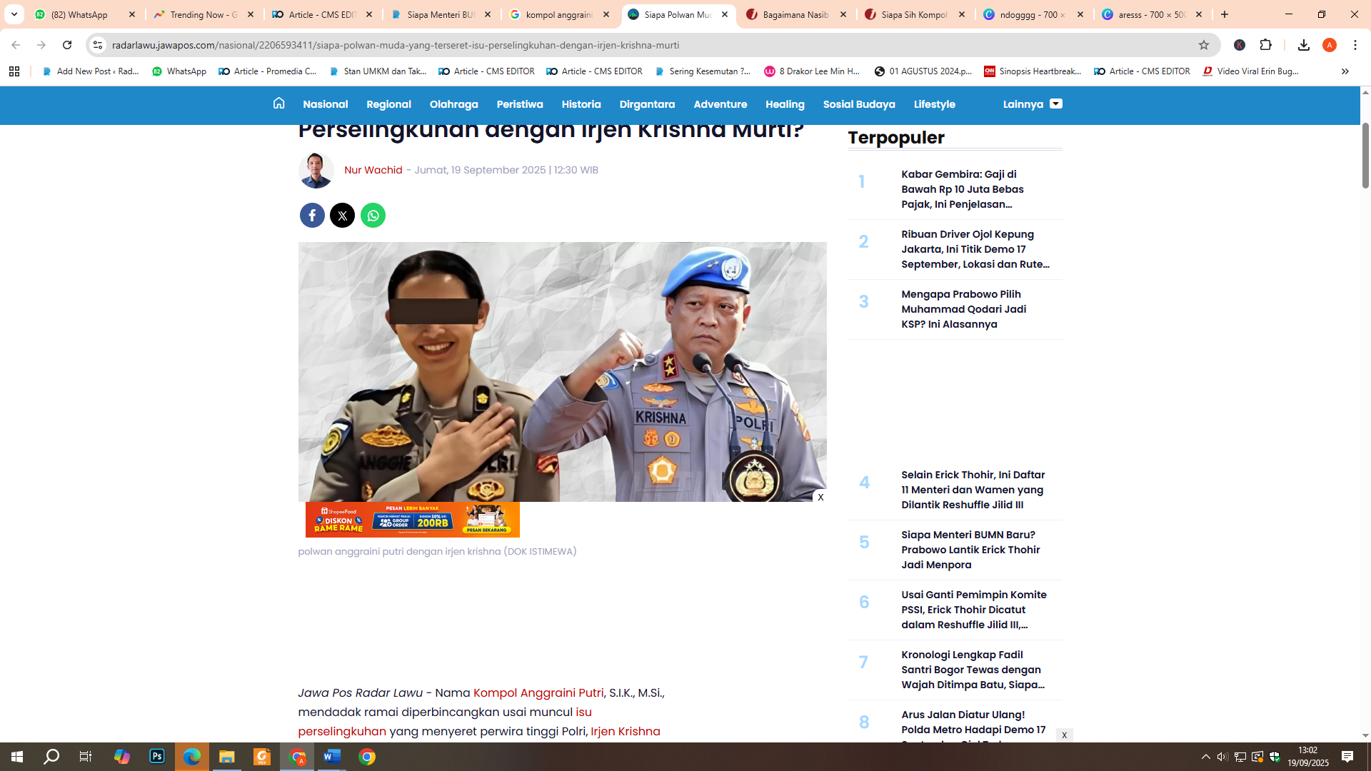 Kompol Anggraini Putri