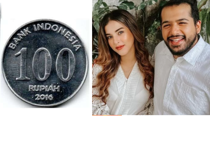 uang 100 perak diantara guagatan Tasya Farasya