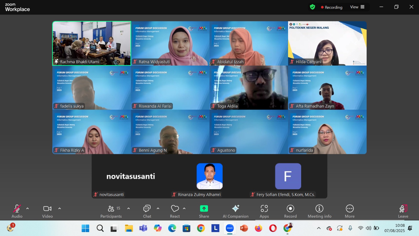 Prodi Manajemen Informatika Kampus Kediri Gelar FGD untuk Jajaki Jejaring Internasional