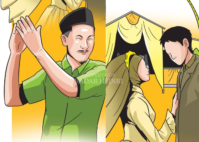 Ilustasi tepuk sakinah.