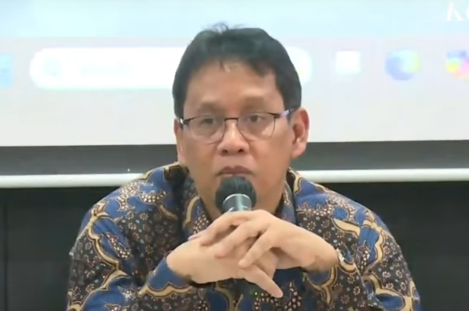 Menteri Keuangan Purbaya Yudhi Sadewa saat konferensi pers (26/9)